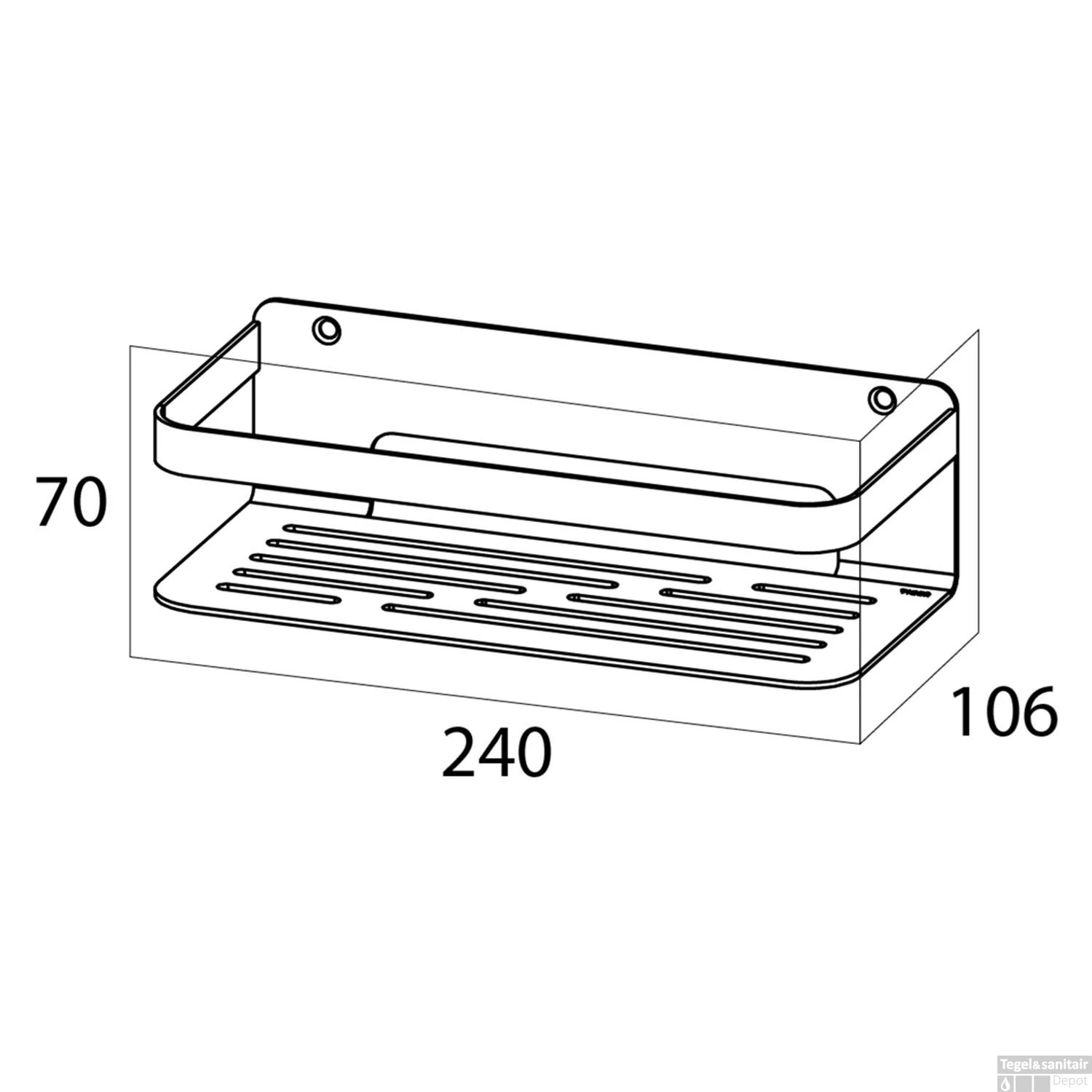 Douchekorf Tiger Caddy Zwart - Afbeelding 5