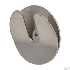 Handdoekhaak Tiger Round Dubbel Met Schroef 2 Haken RVS