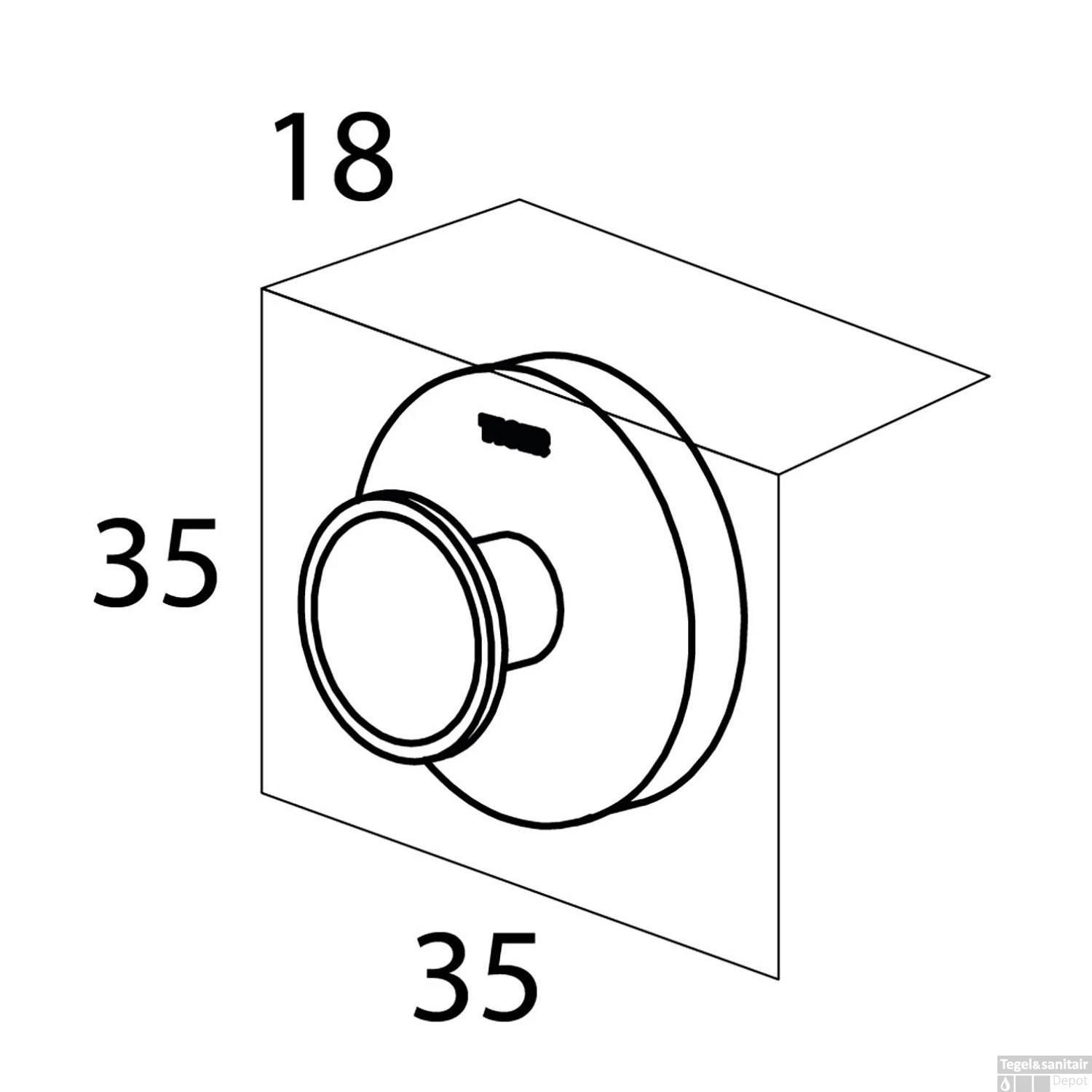Handdoekhaak Tiger Urban Mat Zwart - Afbeelding 7
