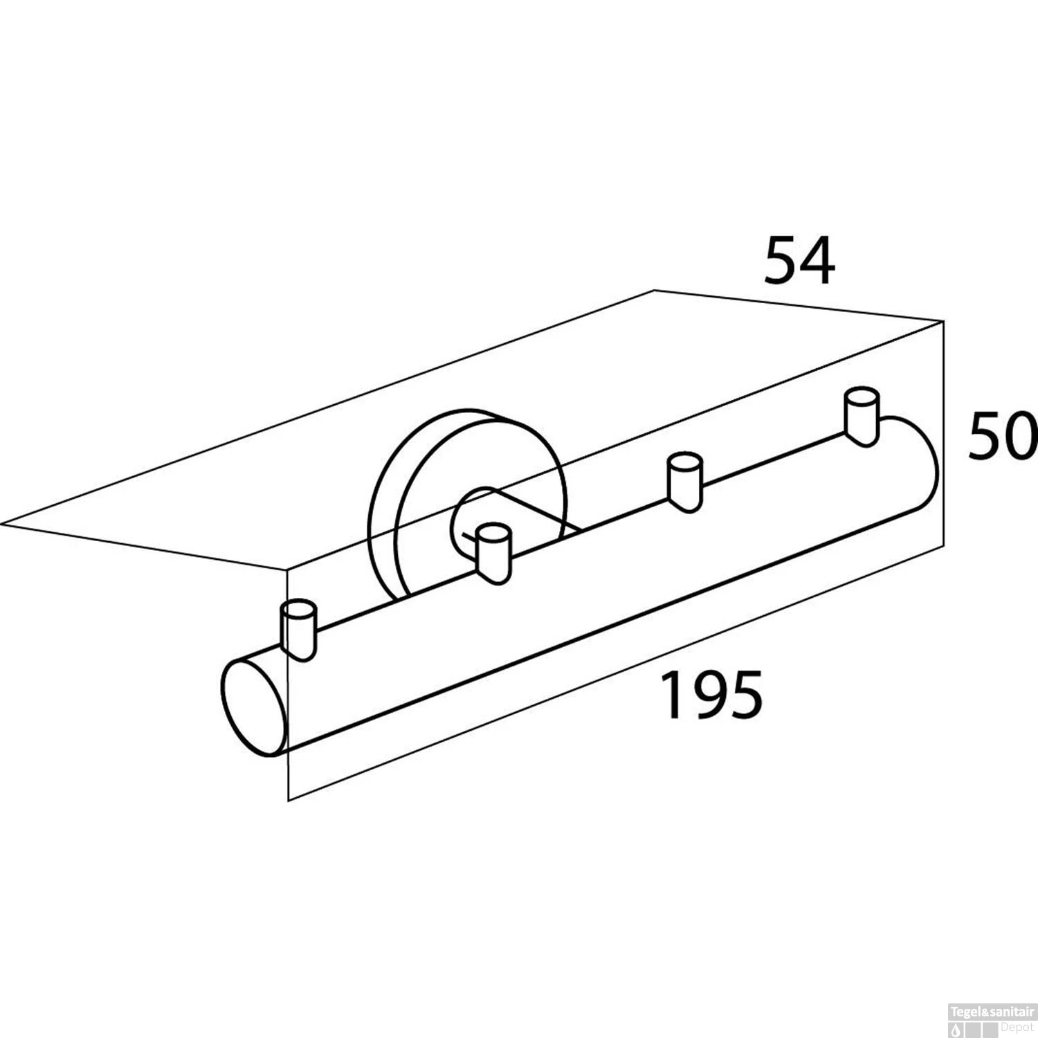 Multihaak Tiger Boston RVS - Afbeelding 3