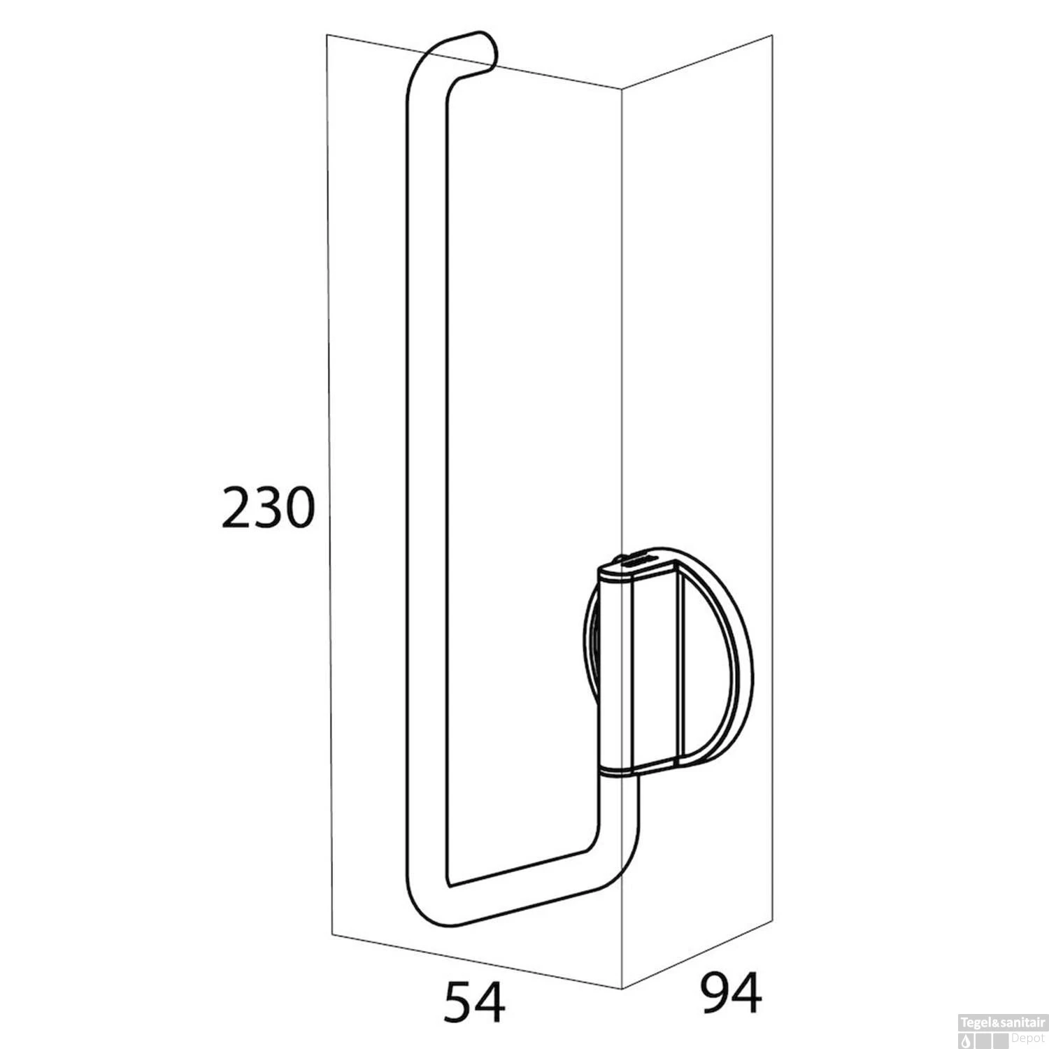 Reserverolhouder Tiger Tune RVS Geborsteld - Afbeelding 5