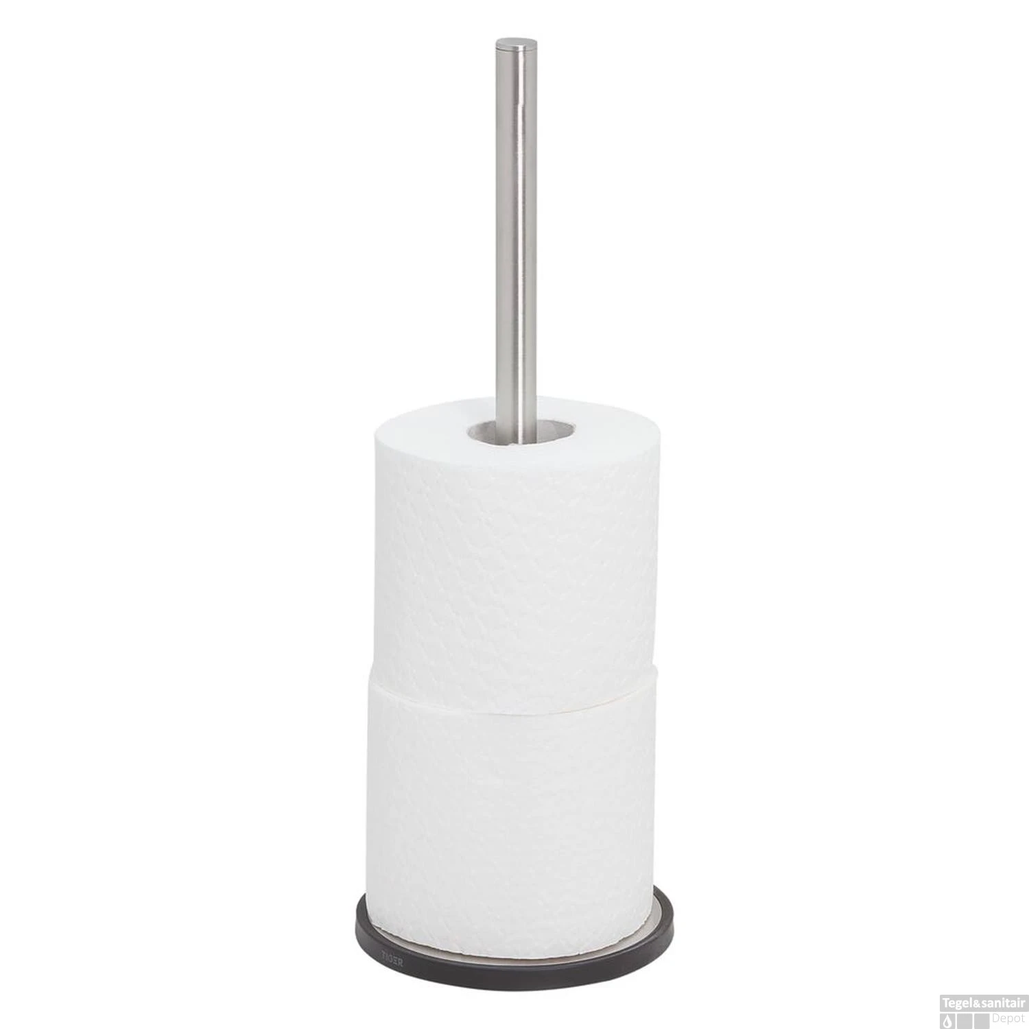 Reserverolhouder Tiger Tune Vrijstaand RVS Geborsteld/Zwart - Afbeelding 3