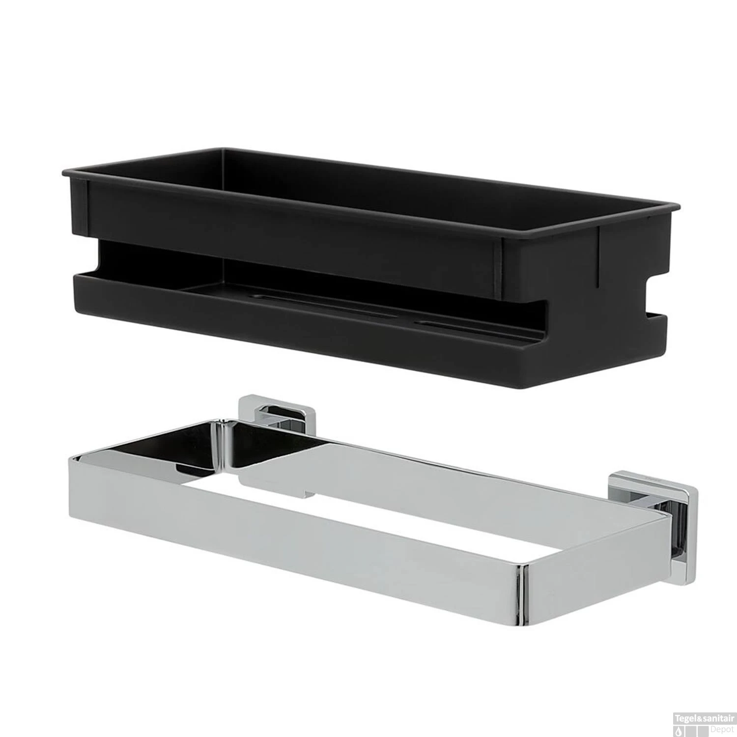 Tiger Dock Douchemand Recht Chroom 30x14x8 Cm - Afbeelding 3