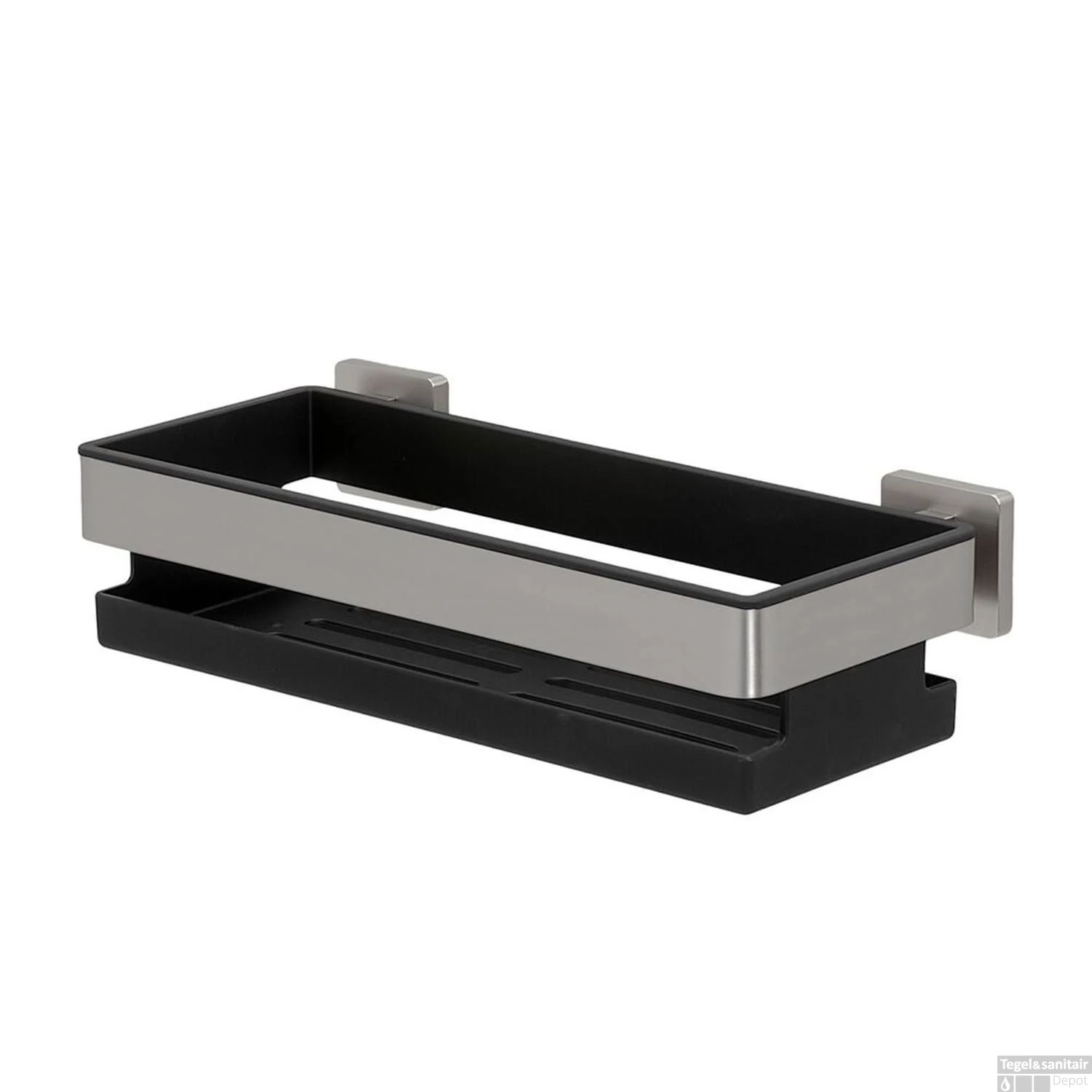 Tiger Dock Douchemand Recht RVS Geborsteld 30x14x8 Cm