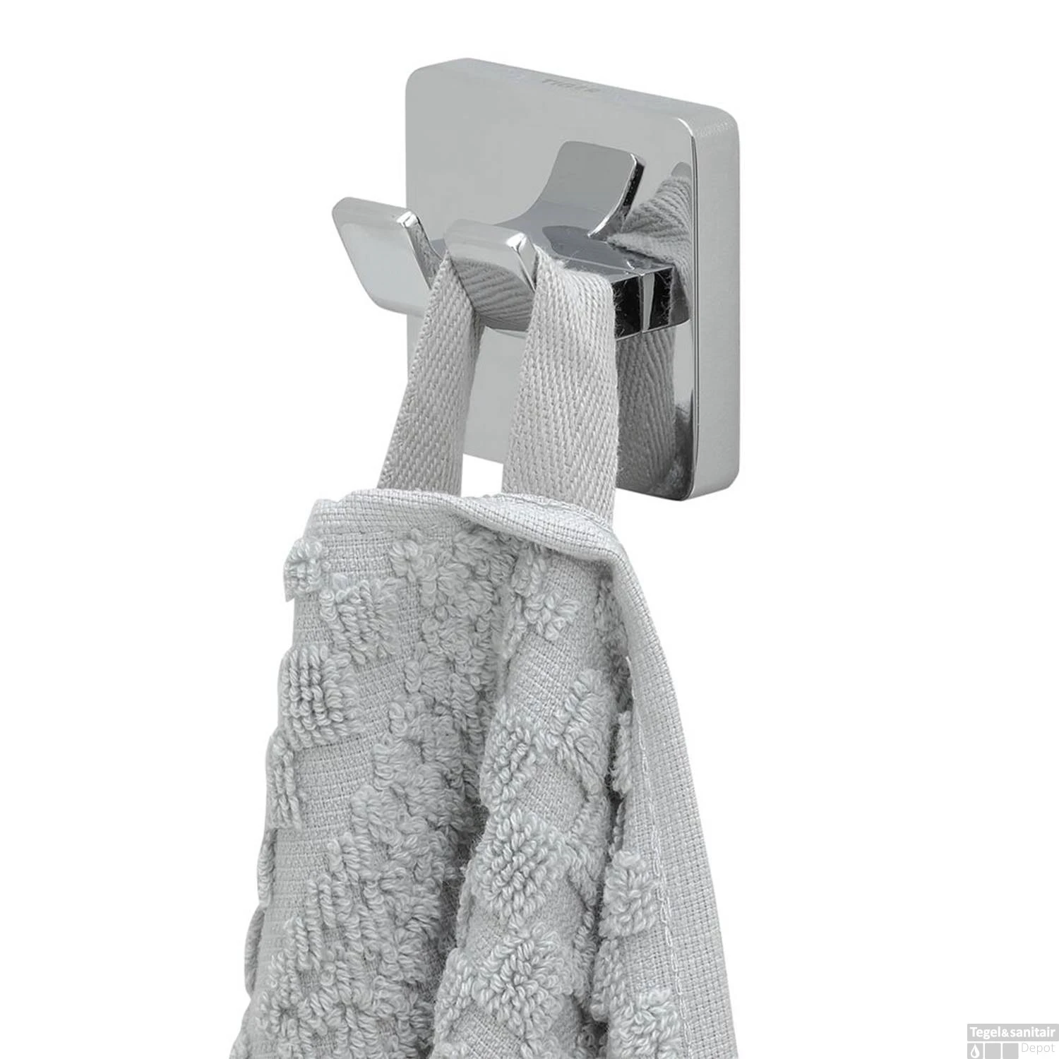 Tiger Dock Haak Groot Chroom - Afbeelding 4