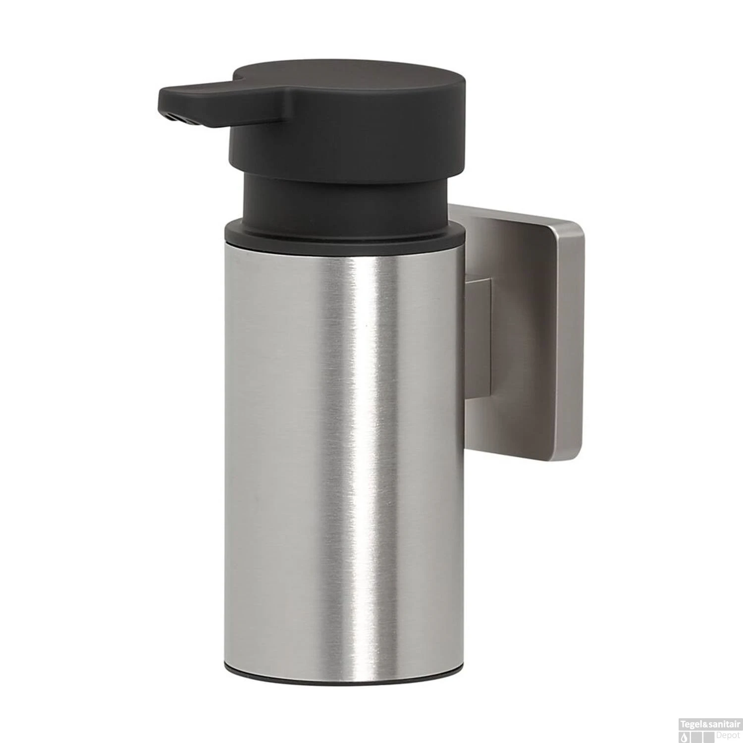 Tiger Dock Zeepdispenser Klein Wandmodel RVS Geborsteld 12x9.5x5 Cm