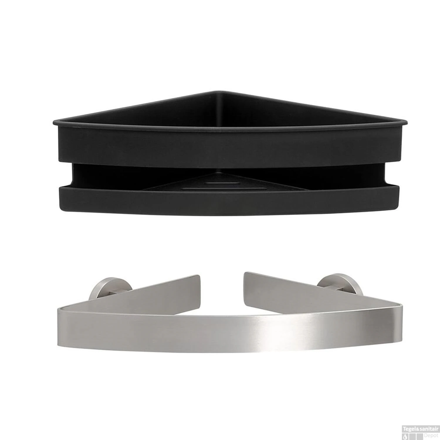 Tiger Noon Douchemand Hoek RVS Geborsteld - Afbeelding 5