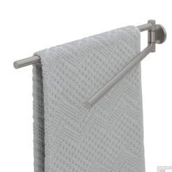 Tiger Noon Handdoekenrek 2 Arming RVS Geborsteld 8x5x45 Cm