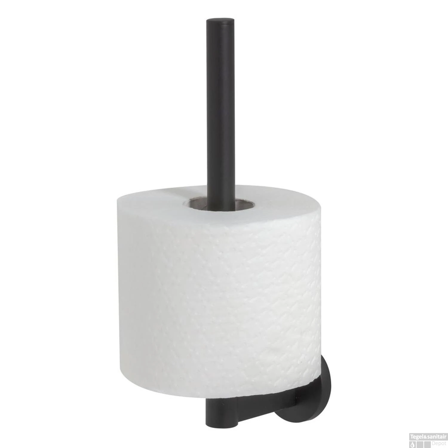 Tiger Noon Reserverolhouder Mat Zwart 24x5x9.5 Cm