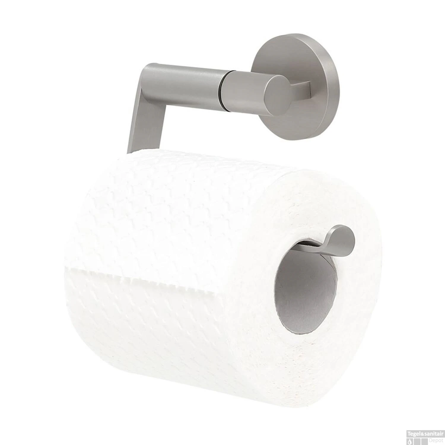 Tiger Noon Toiletrolhouder RVS Geborsteld 9x13x4 Cm