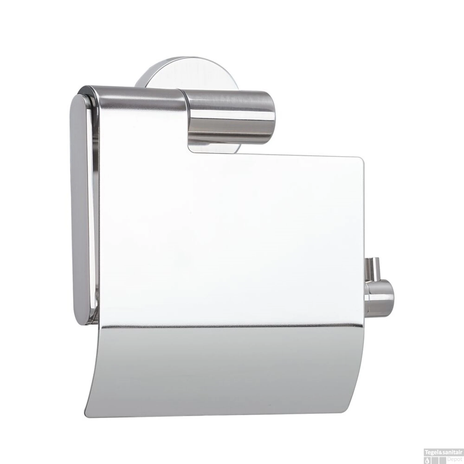 Toiletrolhouder Tiger Boston Met Klep RVS Glans - Afbeelding 3