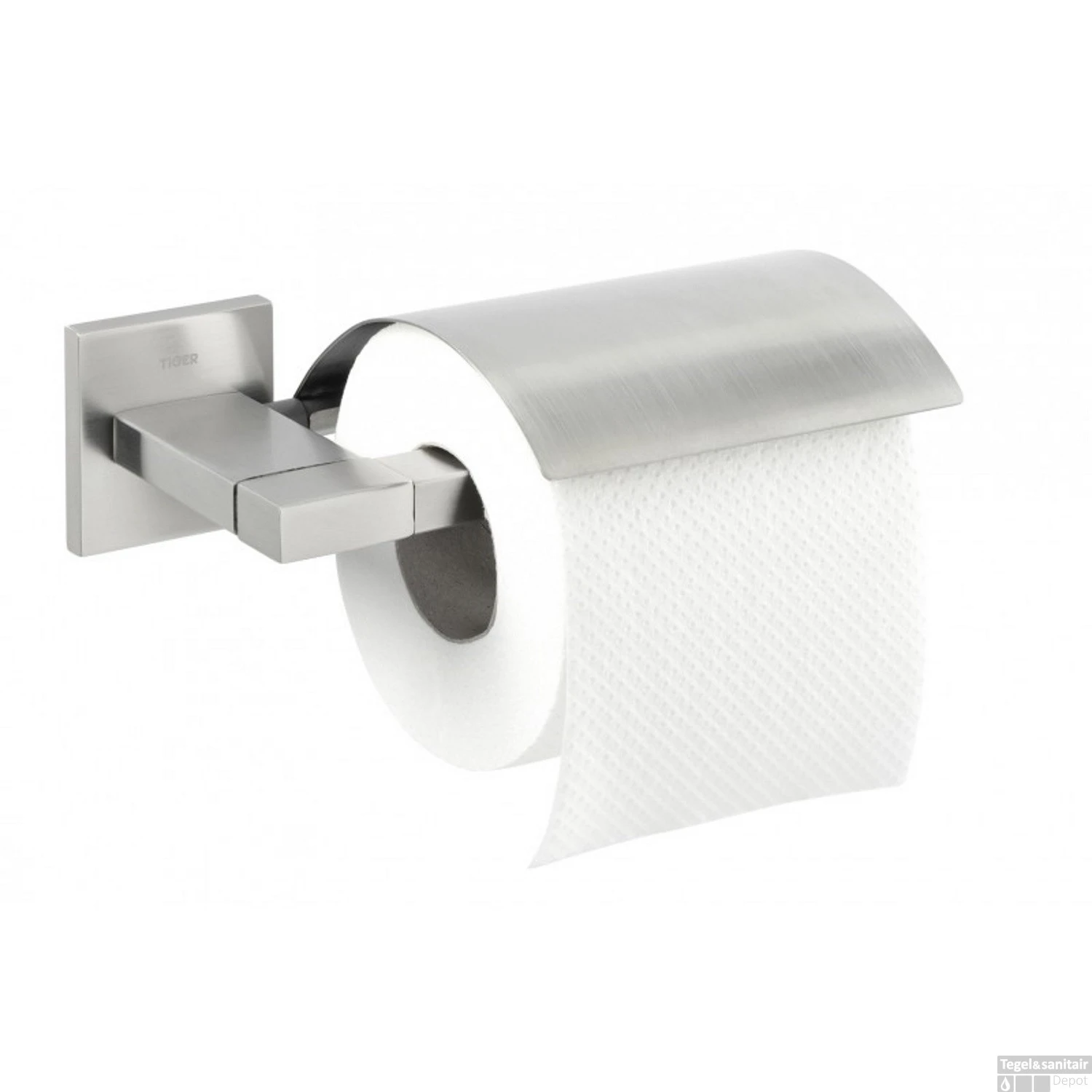 Toiletrolhouder Tiger Items Met Klep RVS