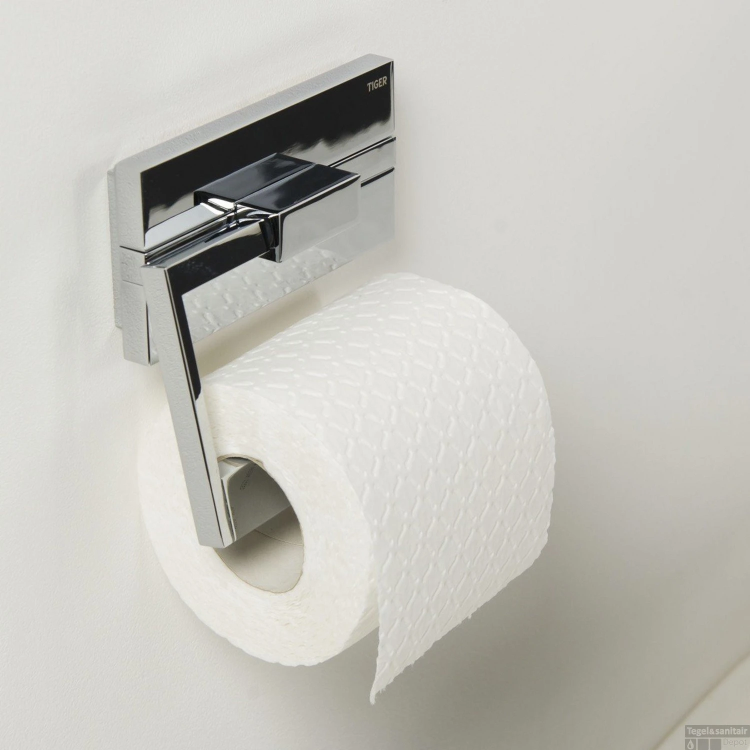 Toiletrolhouder Tiger Safira Chroom - Afbeelding 3