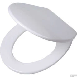 Toiletzitting Tiger Boston Softclose Duroplast Chroom Wit
