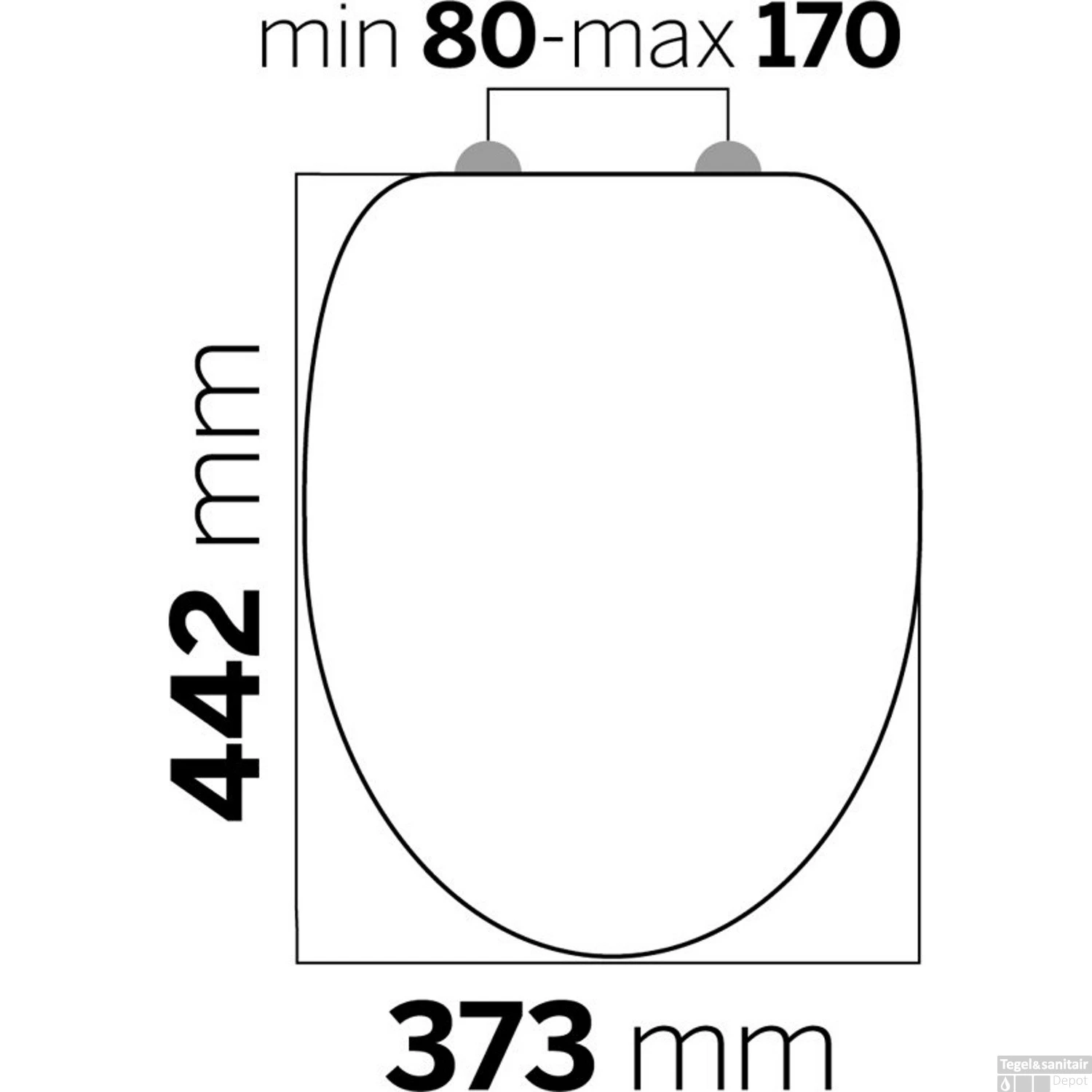 Toiletzitting Tiger Burton Softclose Duroplast Wit - Afbeelding 8