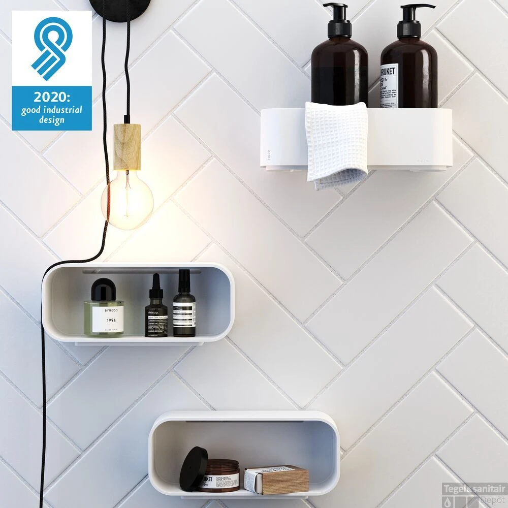 Wandrek Douchemand Tiger 2-Store 25 Cm Wit - Afbeelding 14