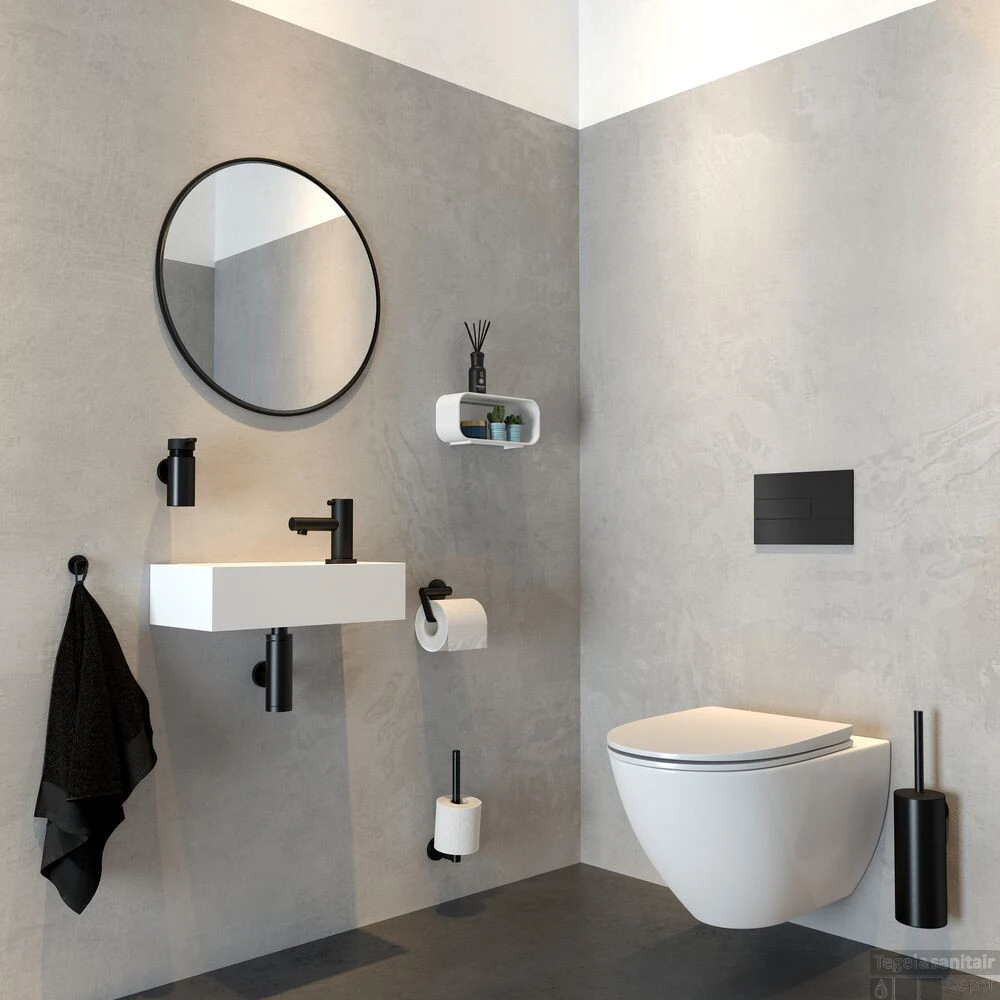 Wandrek Douchemand Tiger 2-Store 25 Cm Wit - Afbeelding 12