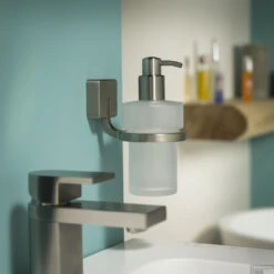 Zeepdispenser Tiger Impuls Muur Glas/RVS Geborsteld