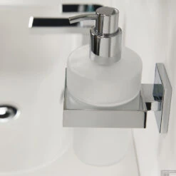 Zeepdispenser Tiger Items Rond Glas/Chroom